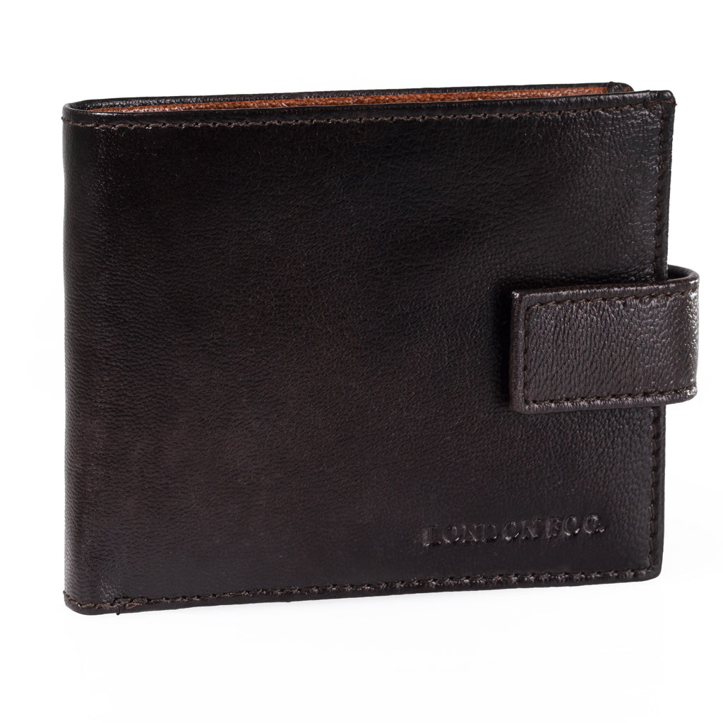 LFW001 Millennium – 5CC Bi fold Wallet with I.D, Zip in Note Section and Tab