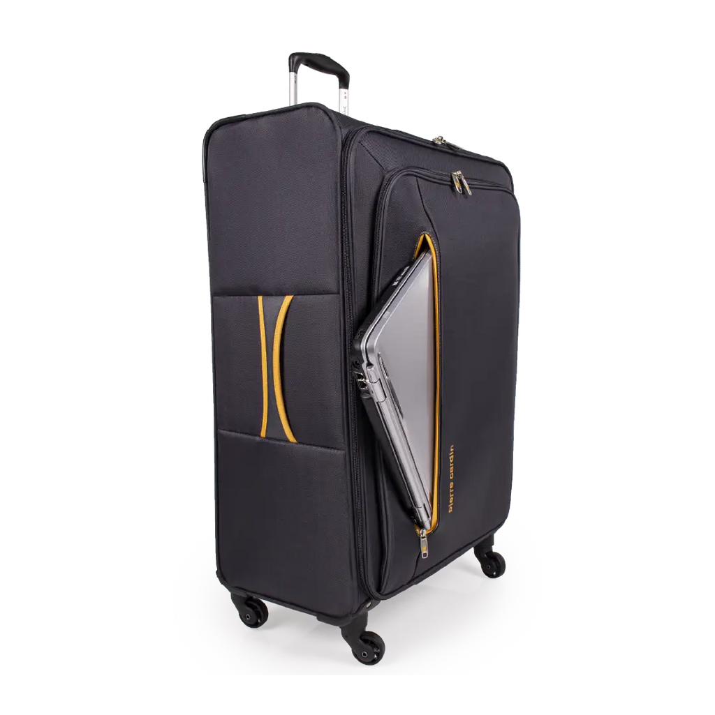 Gino Ferrari Cion 78cm Charcoal Large Check-In Suitcase