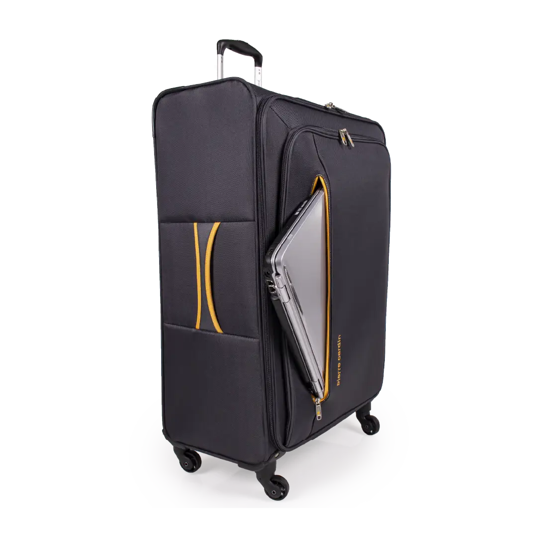 Gino Ferrari Cion 78cm Charcoal Large Check-In Suitcase