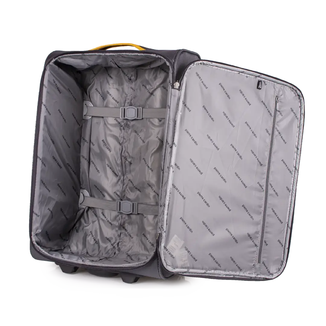 Gino Ferrari Cion 78cm Charcoal Large Check-In Suitcase