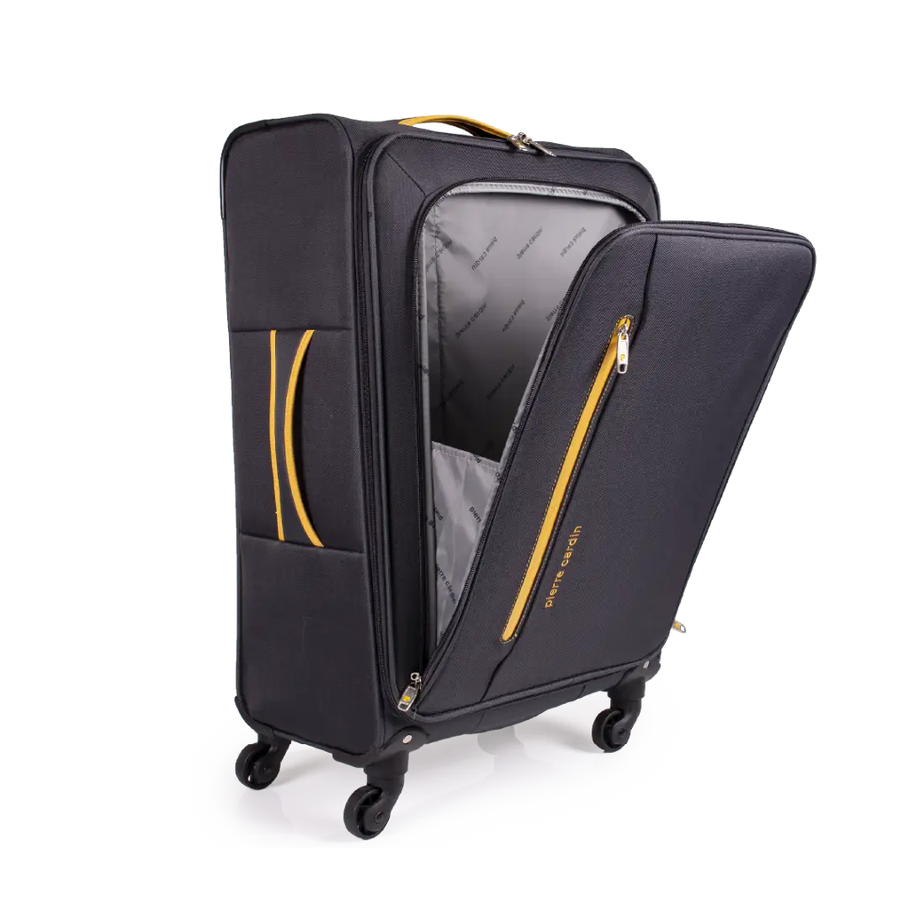 Gino Ferrari Cion 67cm Charcoal Medium Check-In Suitcase
