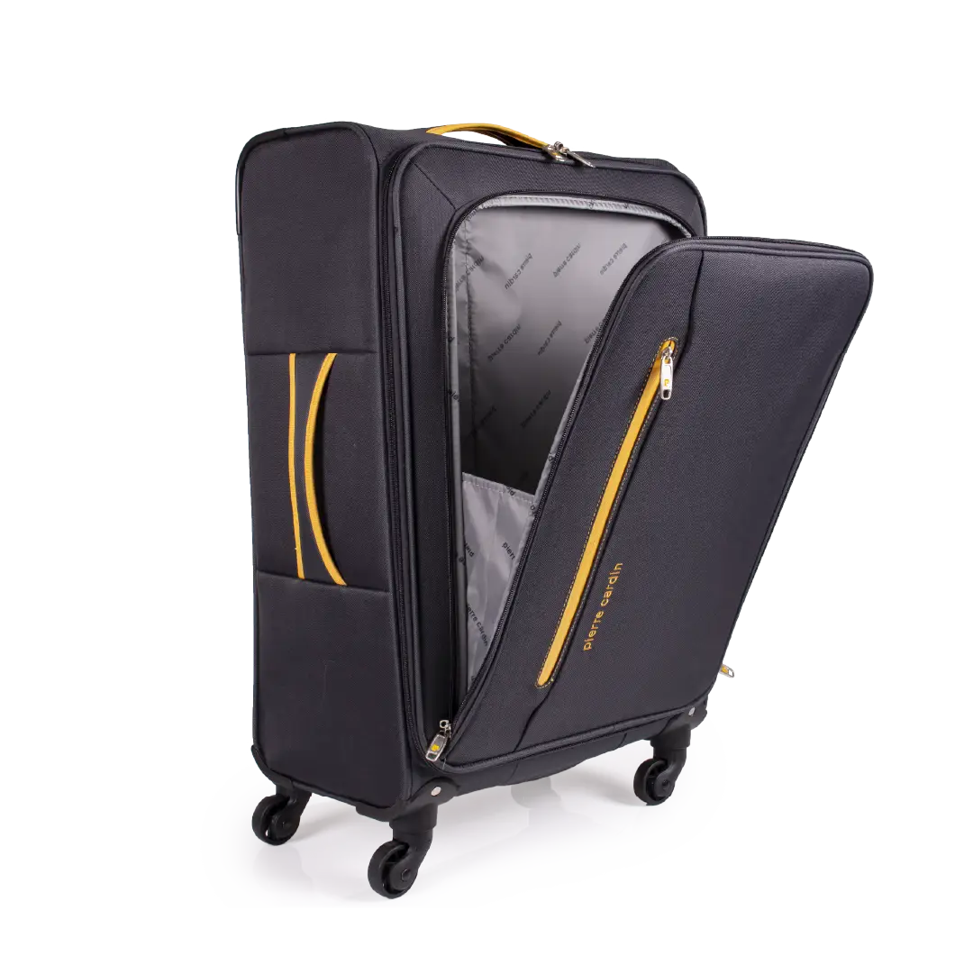 Gino Ferrari Cion 67cm Charcoal Medium Check-In Suitcase