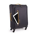 Gino Ferrari Cion 67cm Charcoal Medium Check-In Suitcase