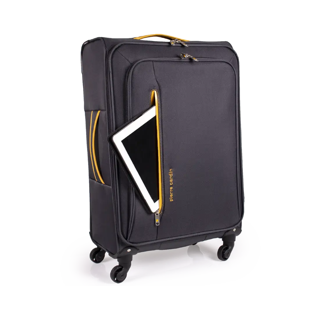 Gino Ferrari Cion 67cm Charcoal Medium Check-In Suitcase