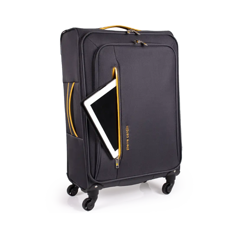 Gino Ferrari Cion 67cm Charcoal Medium Check-In Suitcase