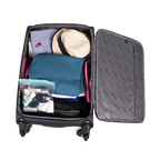 Gino Ferrari Cion 67cm Charcoal Medium Check-In Suitcase
