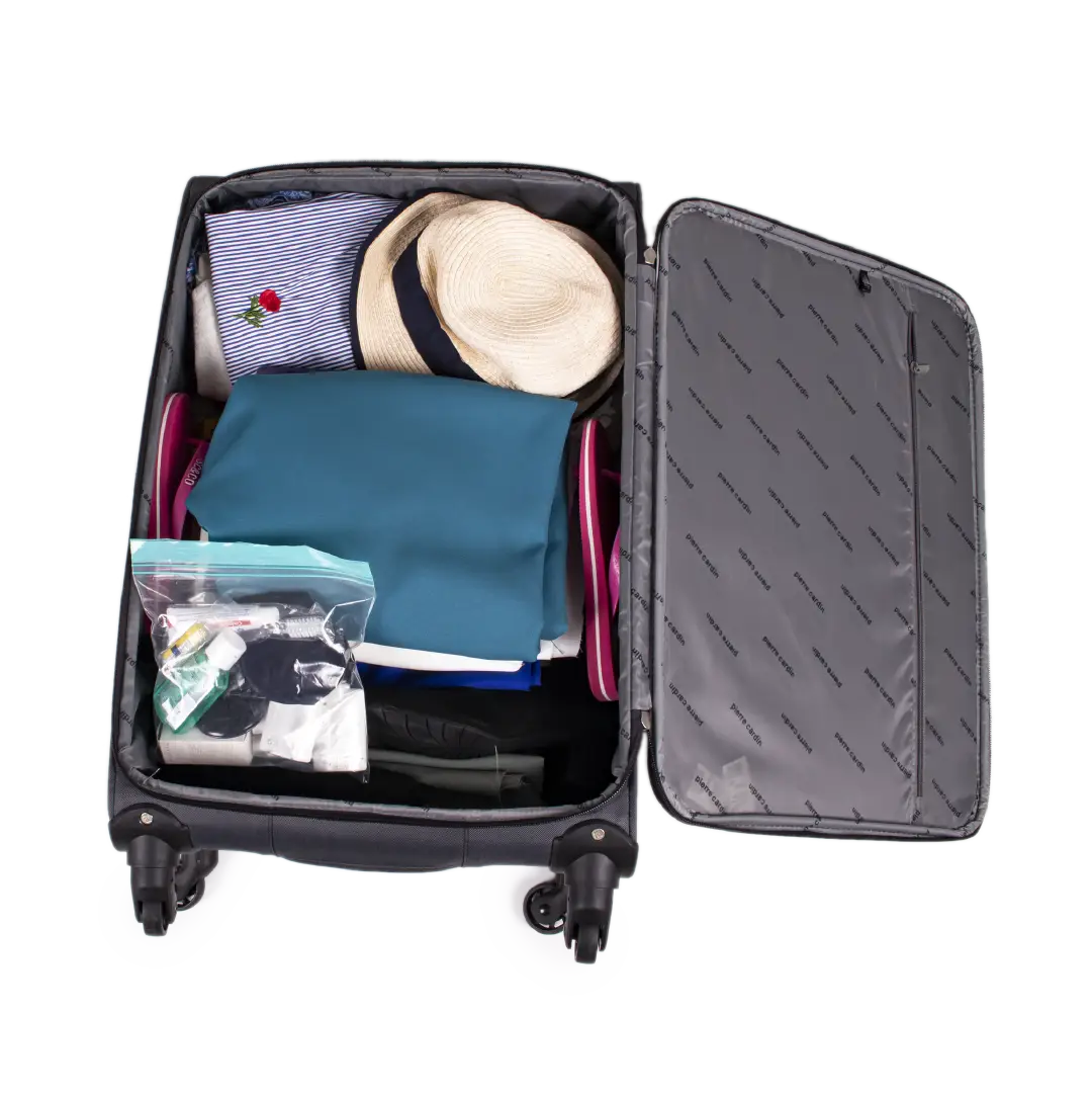 Gino Ferrari Cion 67cm Charcoal Medium Check-In Suitcase