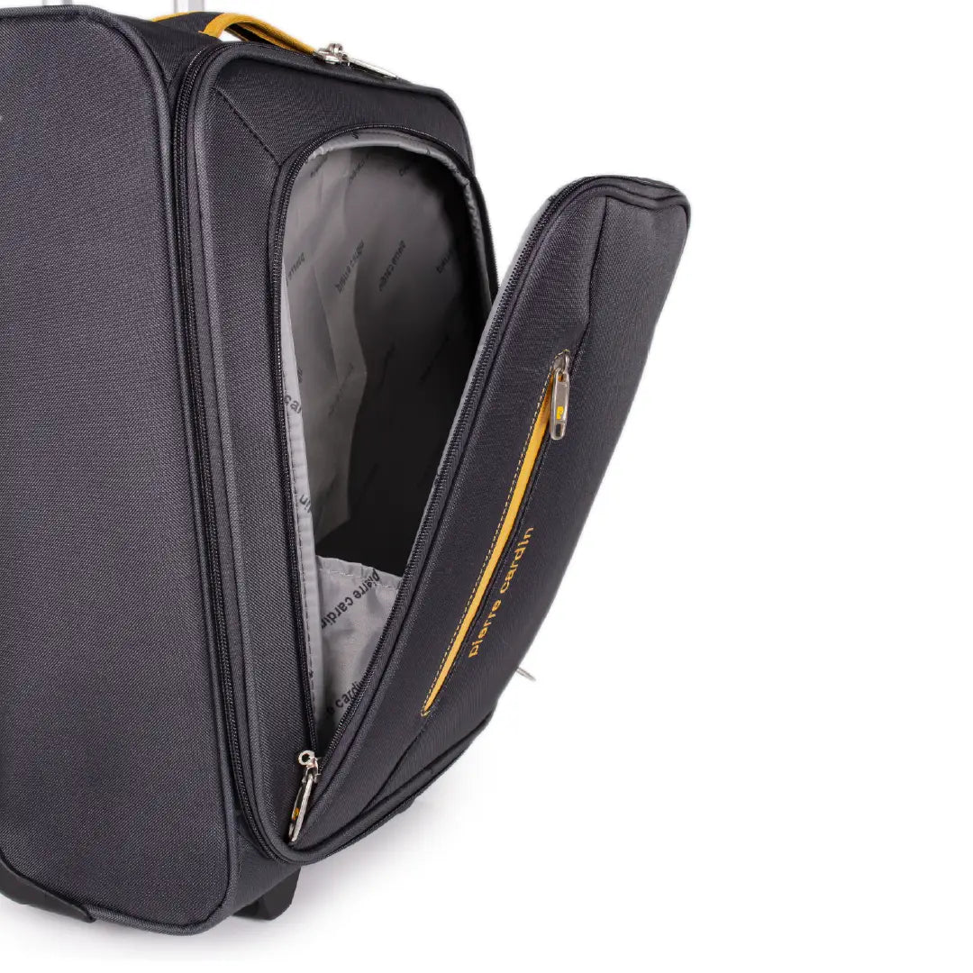 Gino Ferrari Cion 48cm Charcoal Underseat Suitcase