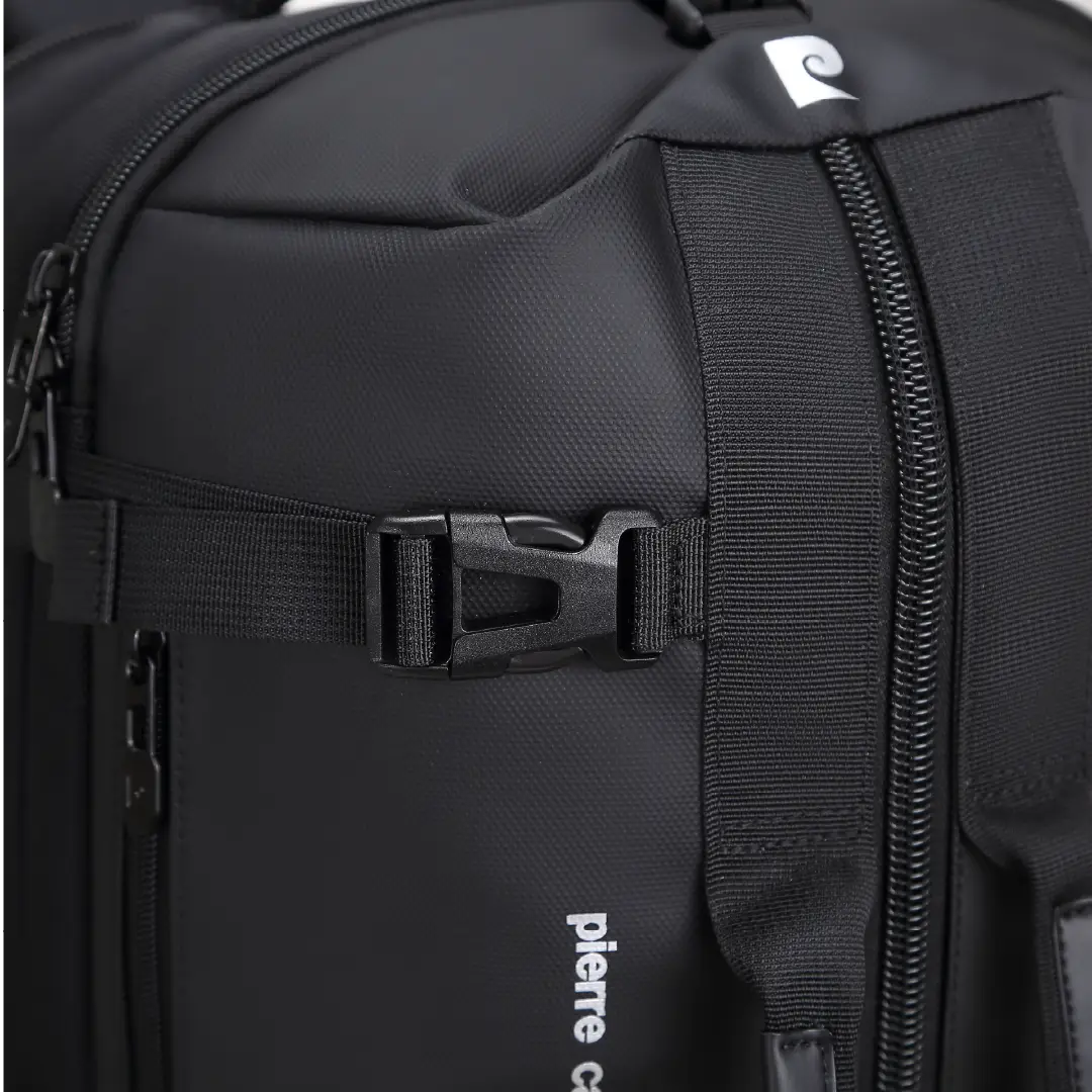 Pierre Cardin Colmar 47cm Laptop Backpack in black