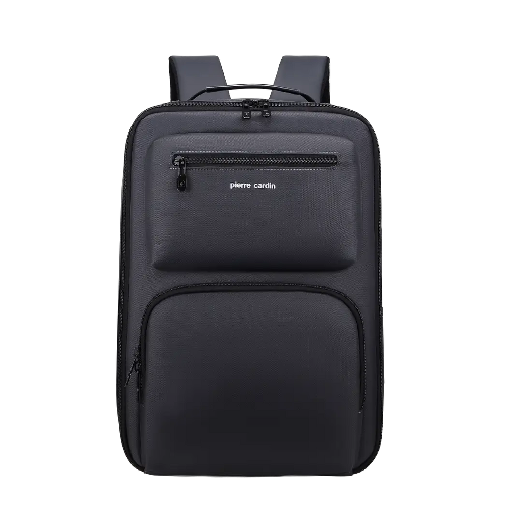 Pierre Cardin Giverny 45cm Black Laptop Backpack