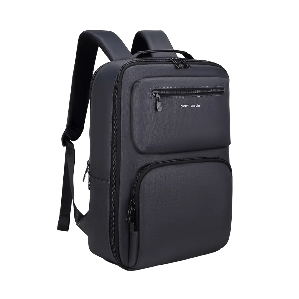 Pierre Cardin Giverny 45cm Black Laptop Backpack