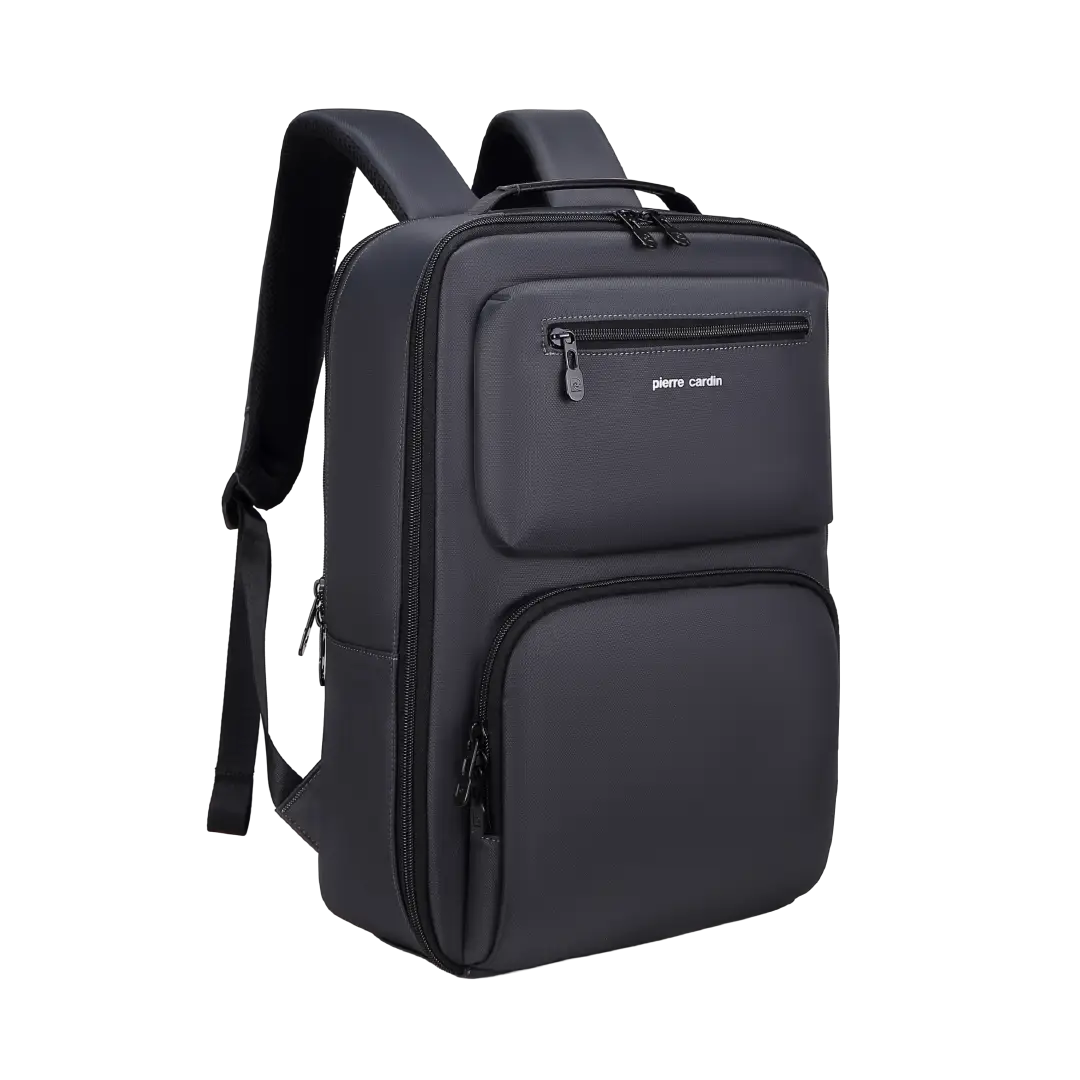 Pierre Cardin Giverny 45cm Black Laptop Backpack