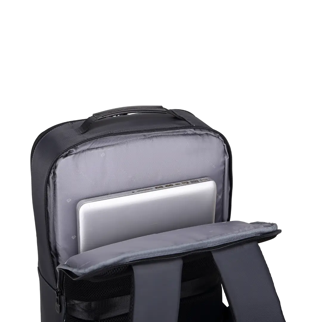 Pierre Cardin Giverny 45cm Black Laptop Backpack