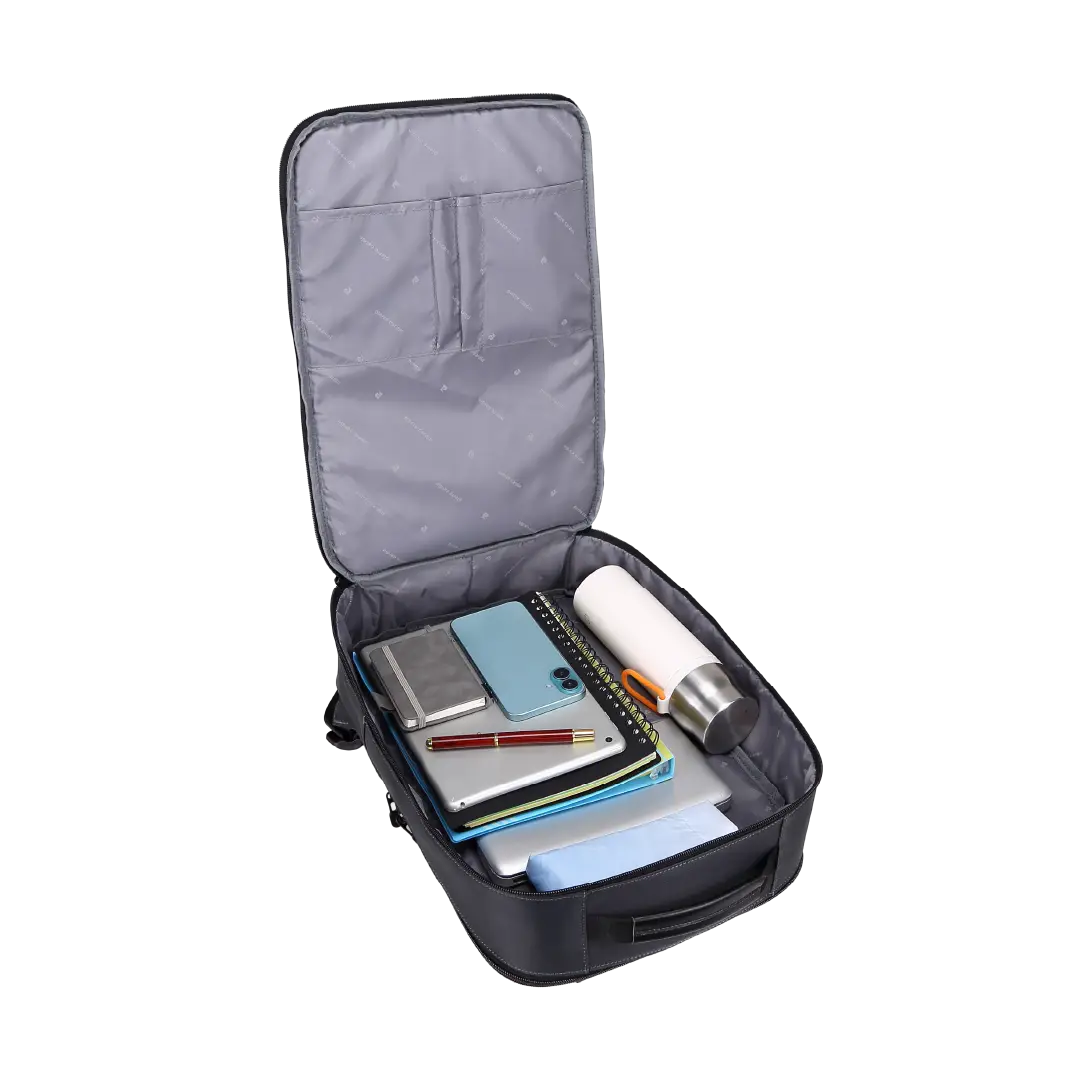 Pierre Cardin Giverny 45cm Black Laptop Backpack