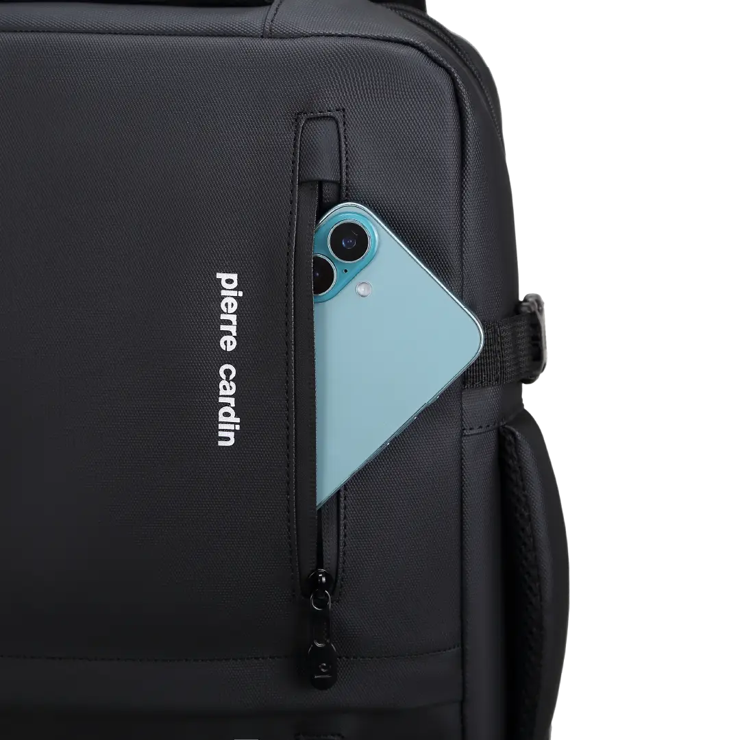 Pierre Cardin Calais 45cm Laptop Backpack in black