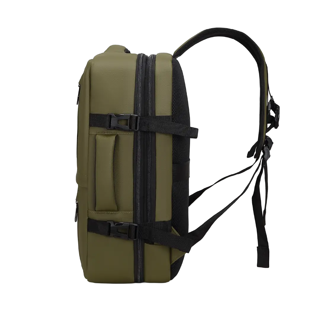 Pierre Cardin Calais 45cm Laptop Backpack in khaki