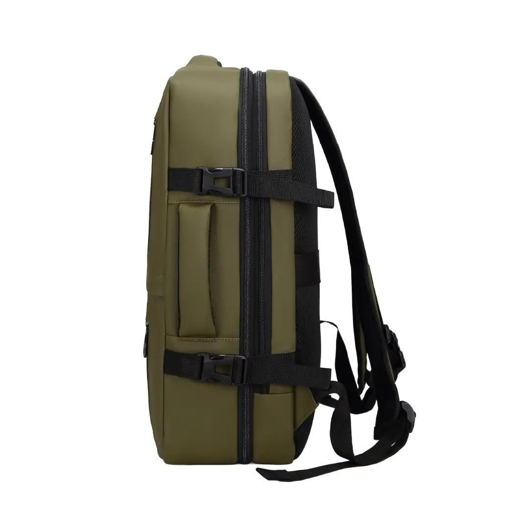 Pierre Cardin Calais 45cm Laptop Backpack in khaki