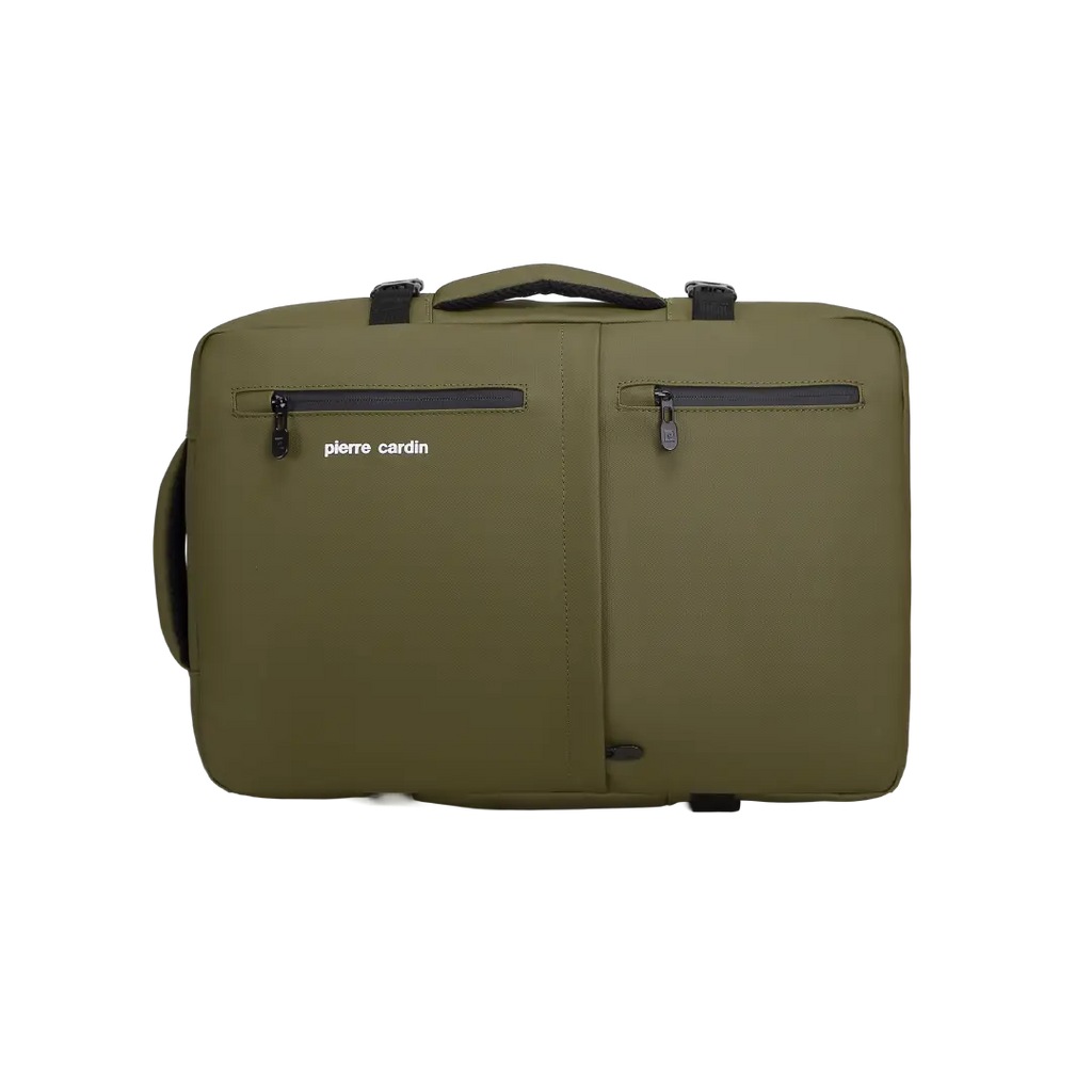 Pierre Cardin Calais 45cm Laptop Backpack in khaki