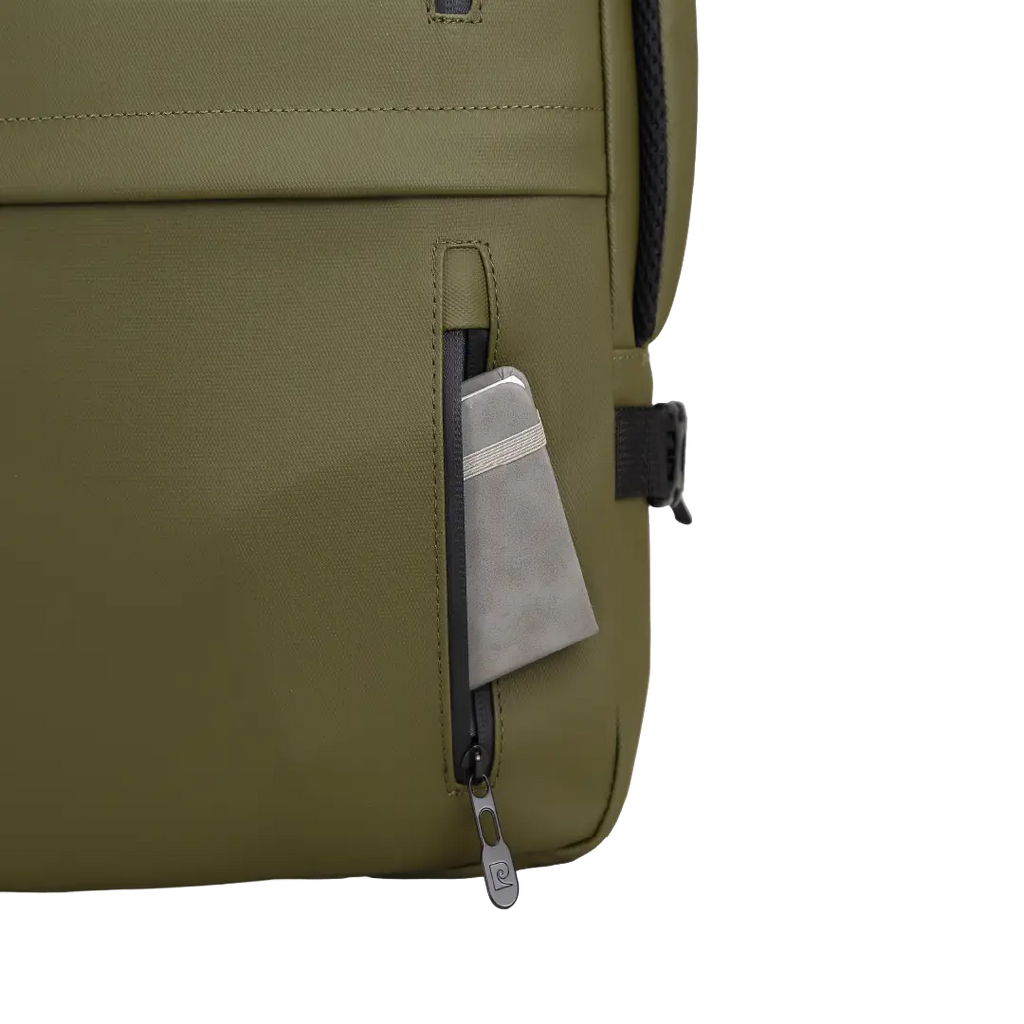 Pierre Cardin Calais 45cm Laptop Backpack in khaki