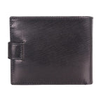 Pierre Cardin Bar Fleur Black Leather Bifold Tab Wallet