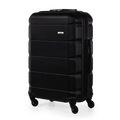 Exodus 66cm Black Medium Suitcase - Bags For All