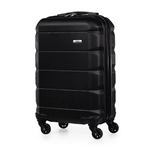 Exodus 55cm Black Small Suitcase - Bags For All