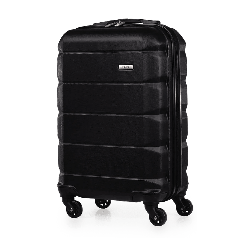 Exodus 55cm Black Small Suitcase - Bags For All