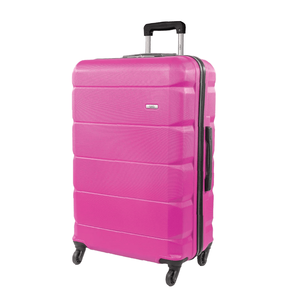 Exodus 66cm Black Medium Suitcase - Bags For All