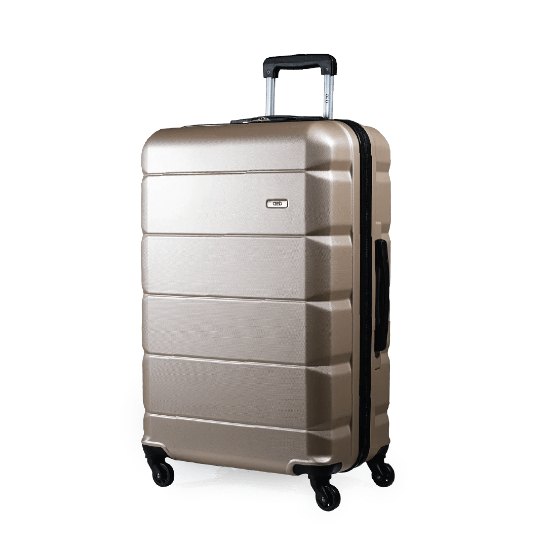Exodus 66cm Black Medium Suitcase - Bags For All