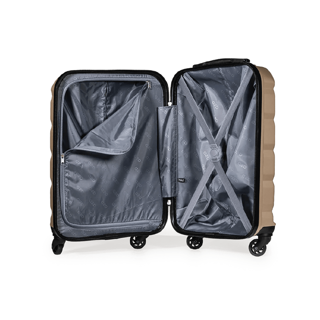 Exodus 76.5cm Black Large Suitcase - Bags For All
