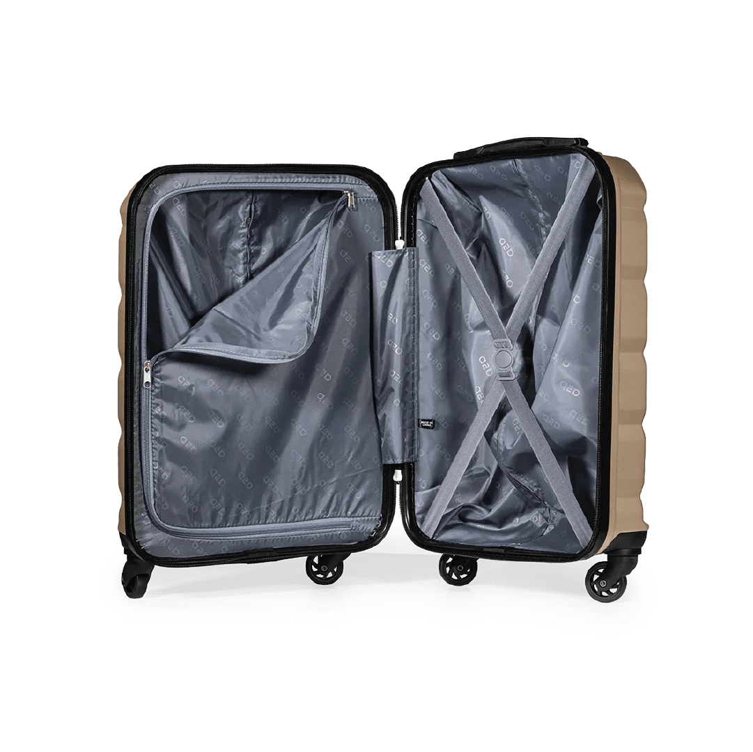Exodus 76.5cm Black Large Suitcase - Bags For All