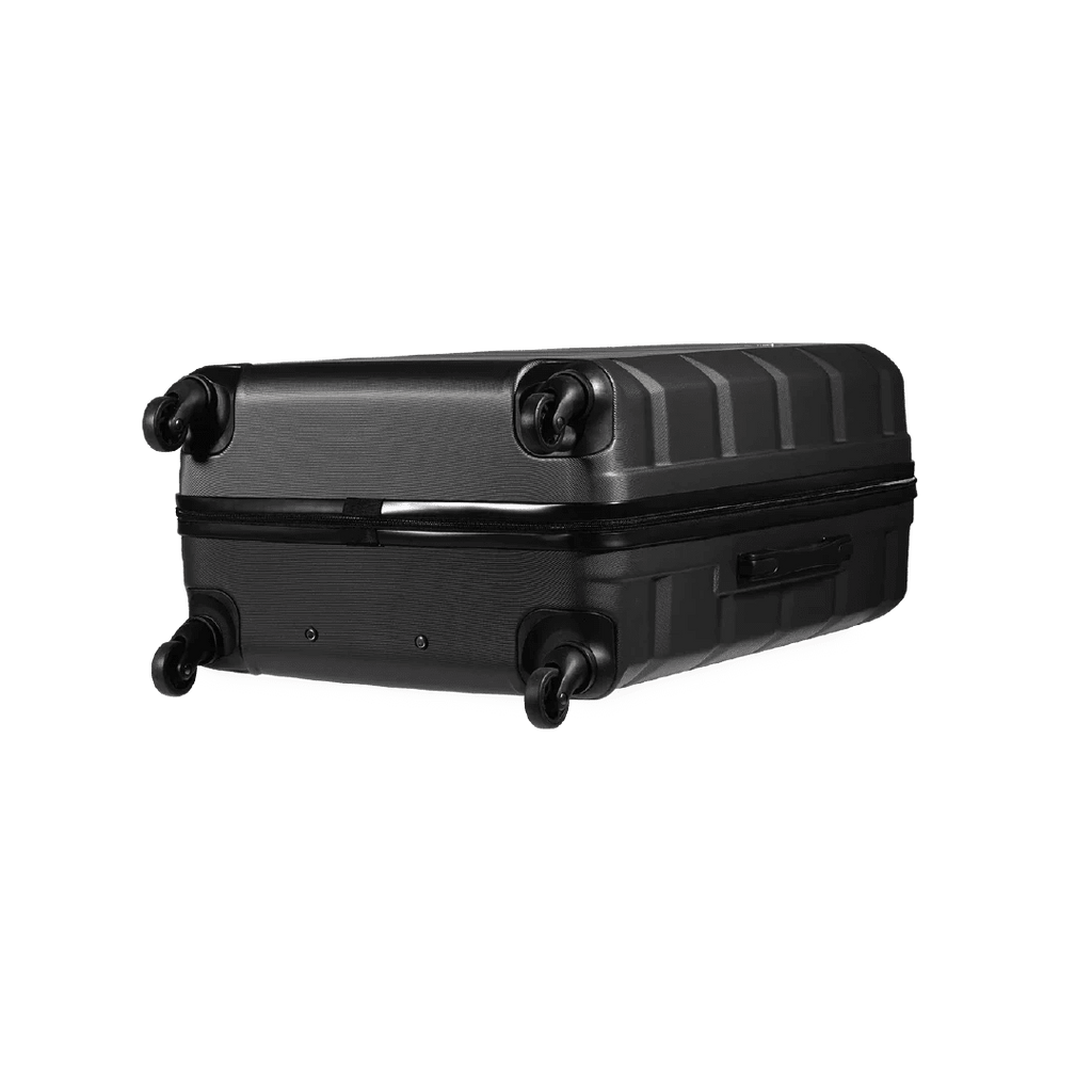 Exodus 66cm Black Medium Suitcase - Bags For All