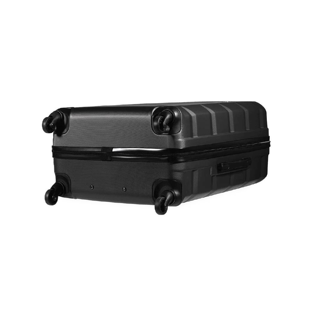 Exodus 66cm Black Medium Suitcase - Bags For All