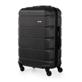 Exodus 66cm Black Medium Suitcase - Bags For All