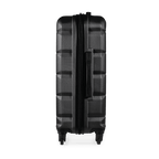 Exodus 66cm Black Medium Suitcase - Bags For All