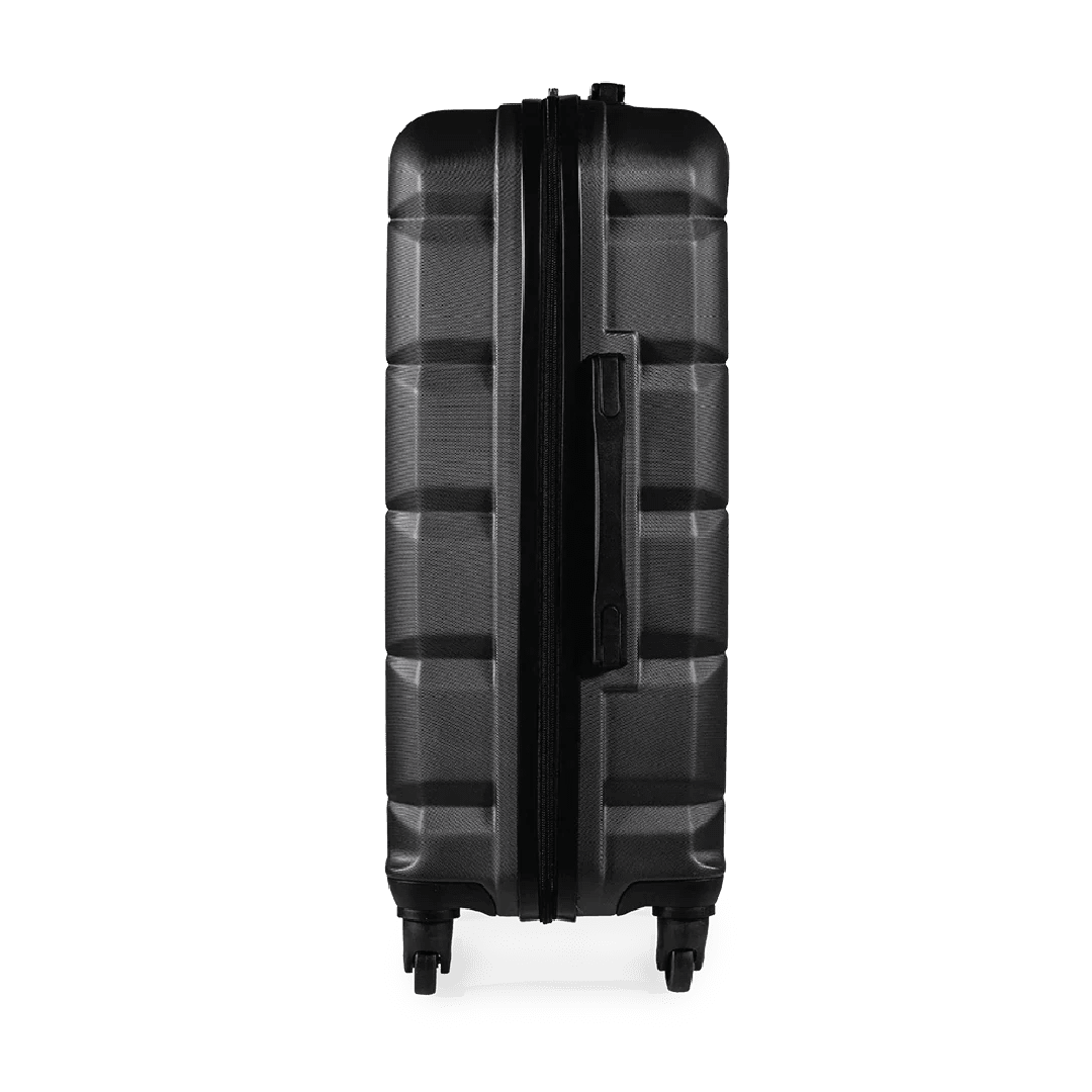 Exodus 66cm Black Medium Suitcase - Bags For All