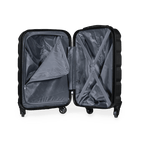 Exodus 55cm Black Small Suitcase - Bags For All