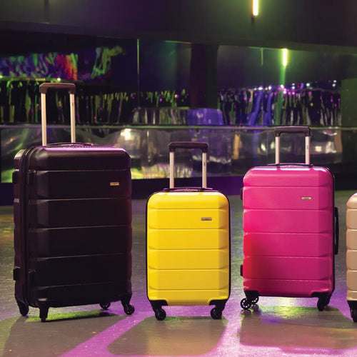 Exodus 76.5cm Black Large Suitcase - Bags For All