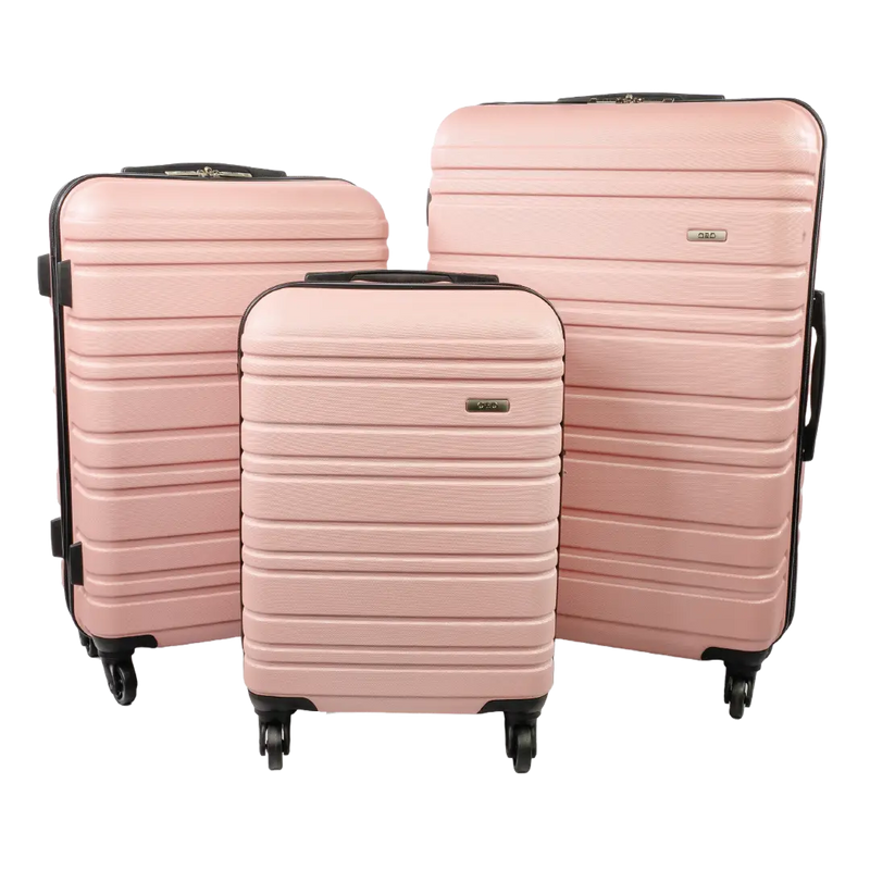 Sojourn Dark Rose Suitcase Set of 3