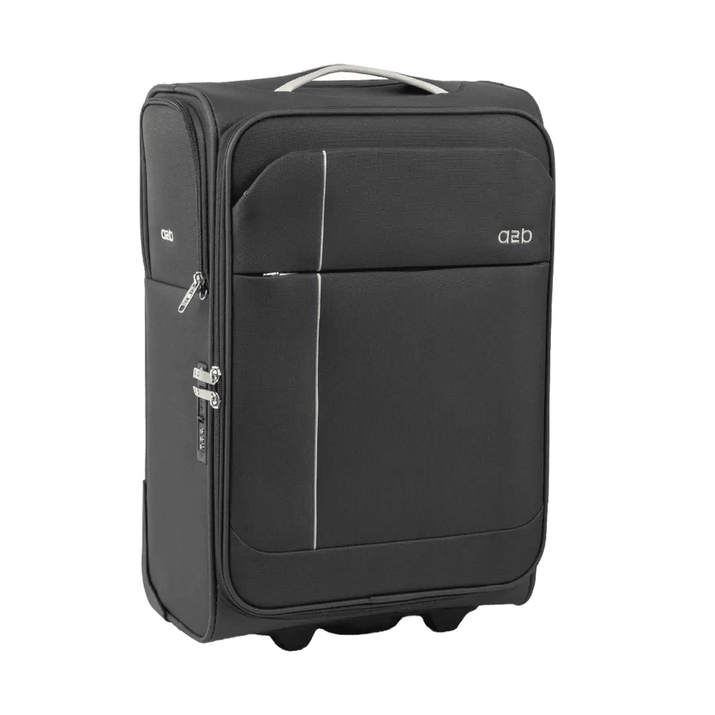 Odyssey 56cm Black Small Suitcase - Bags For All