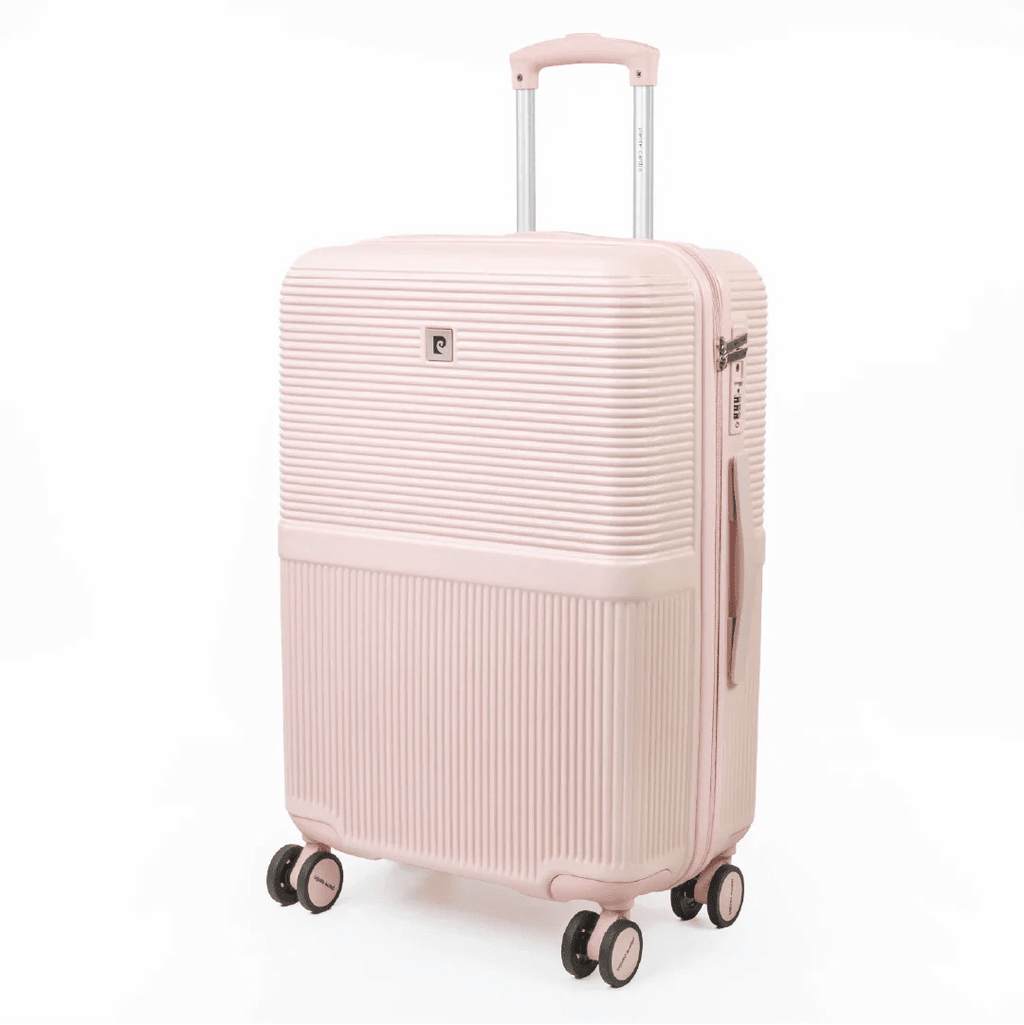 Monaco 66.5cm Pink Medium Suitcase - Bags For All