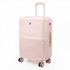 Monaco 66.5cm Pink Medium Suitcase - Bags For All