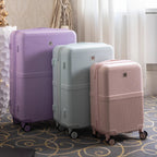 Monaco 55cm Pink Small Suitcase - Bags For All