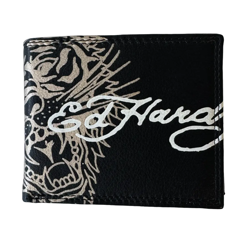 Ed Hardy Iconic Gold Tiger Coin Wallet