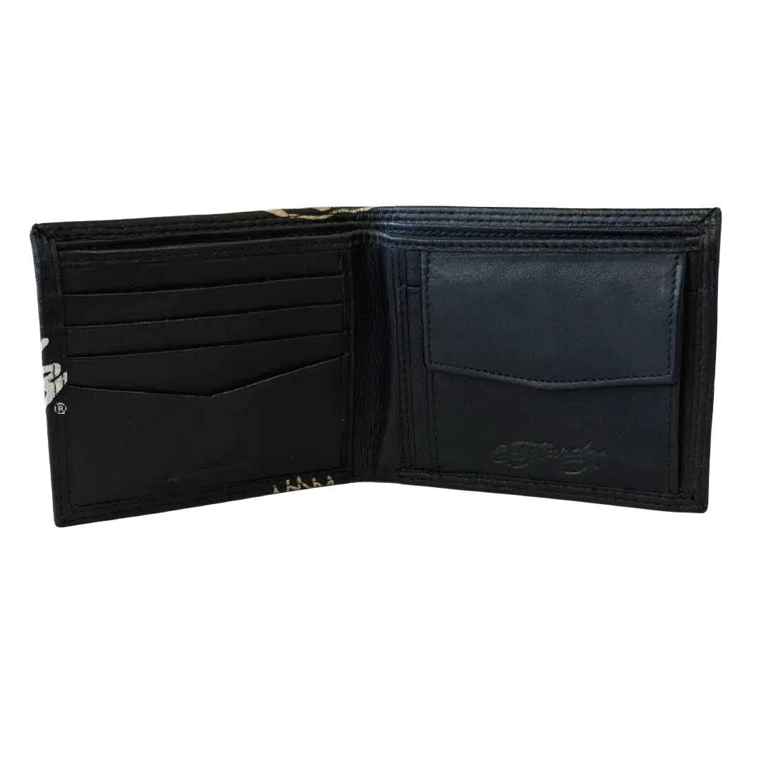Ed Hardy Iconic Gold Tiger Coin Wallet