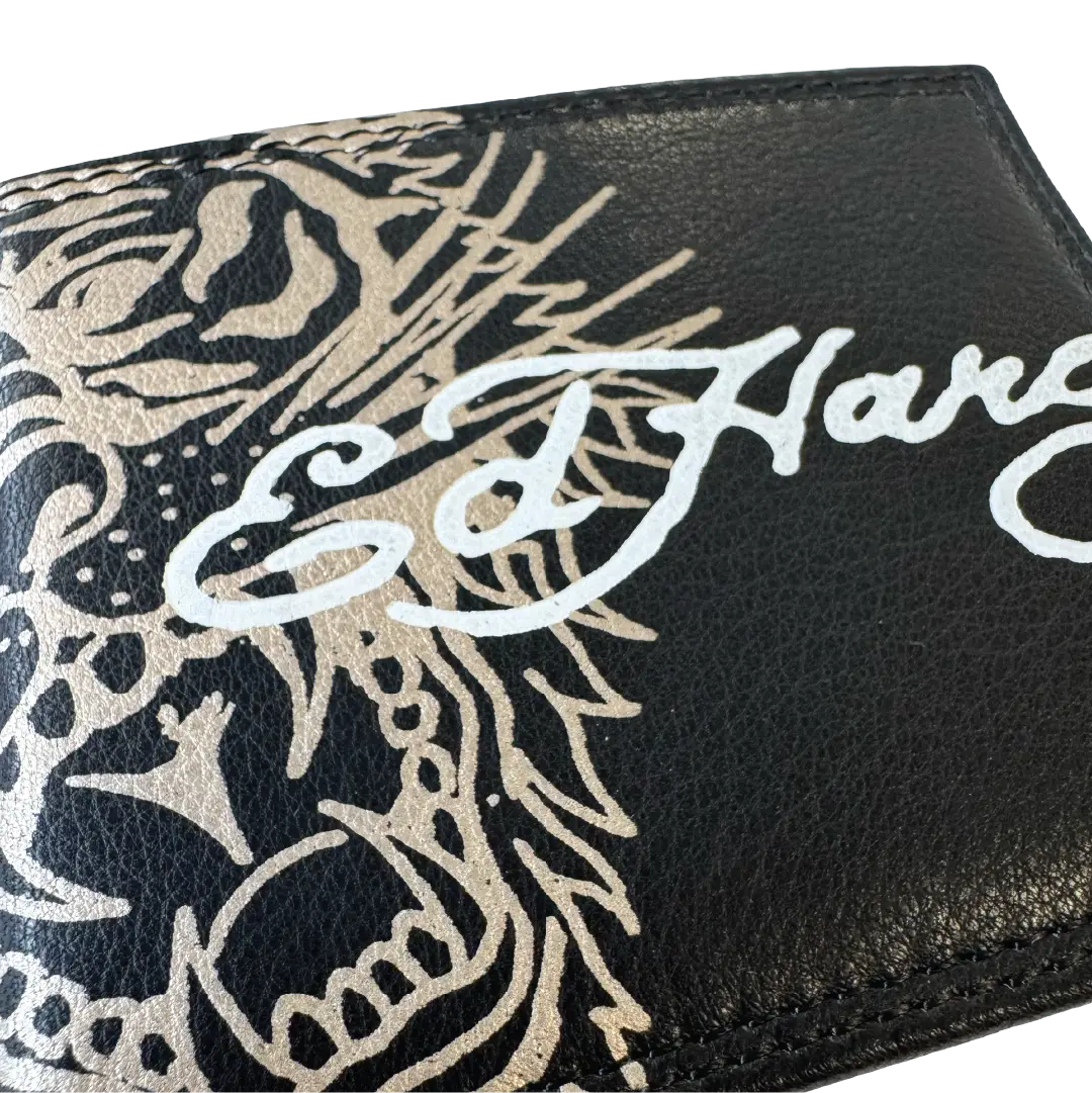 Ed Hardy Iconic Gold Tiger Coin Wallet
