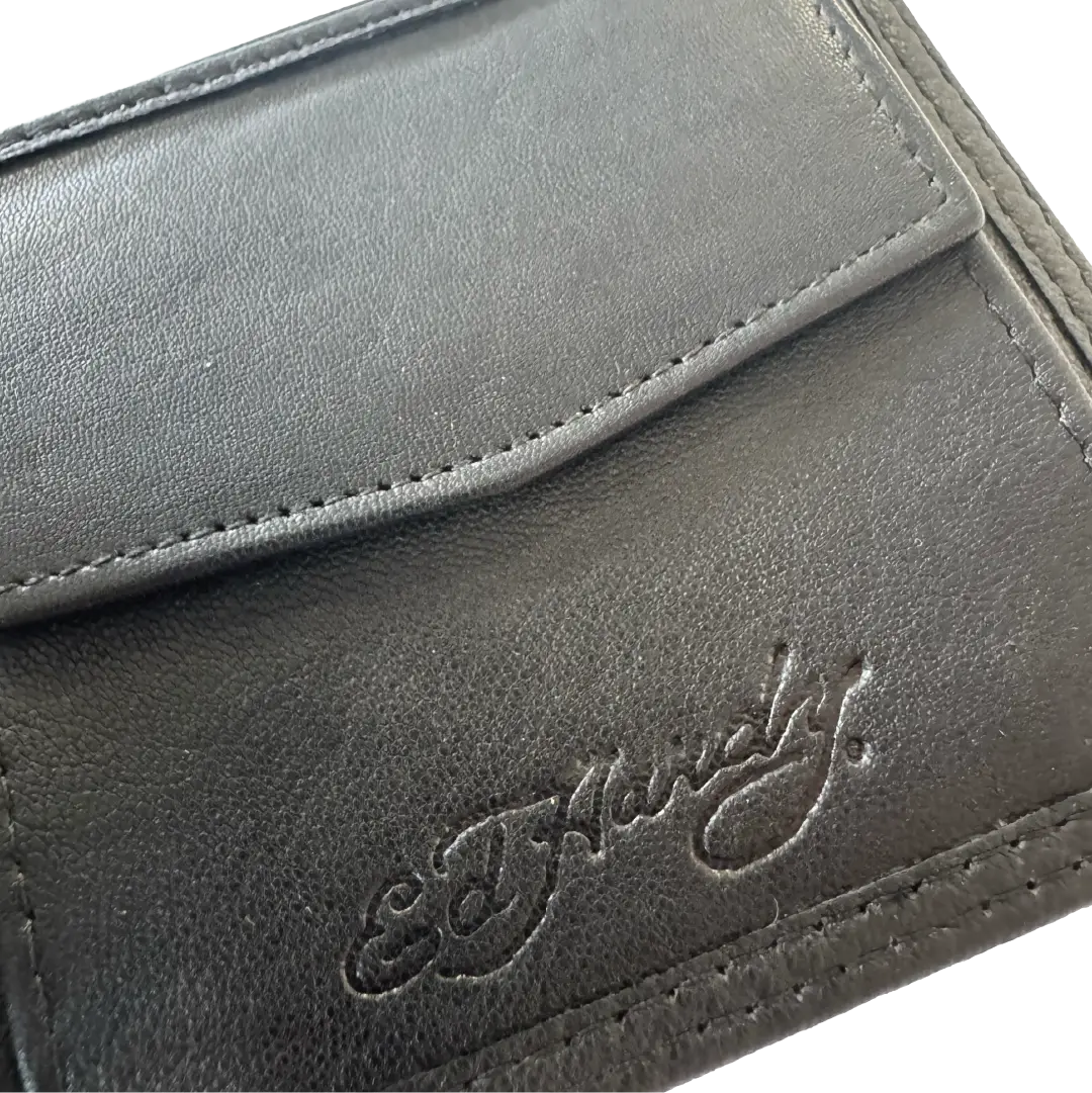 Ed Hardy Iconic Gold Tiger Coin Wallet