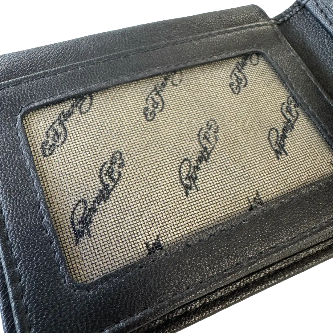 Ed Hardy Embossed Snake Flip Wallet