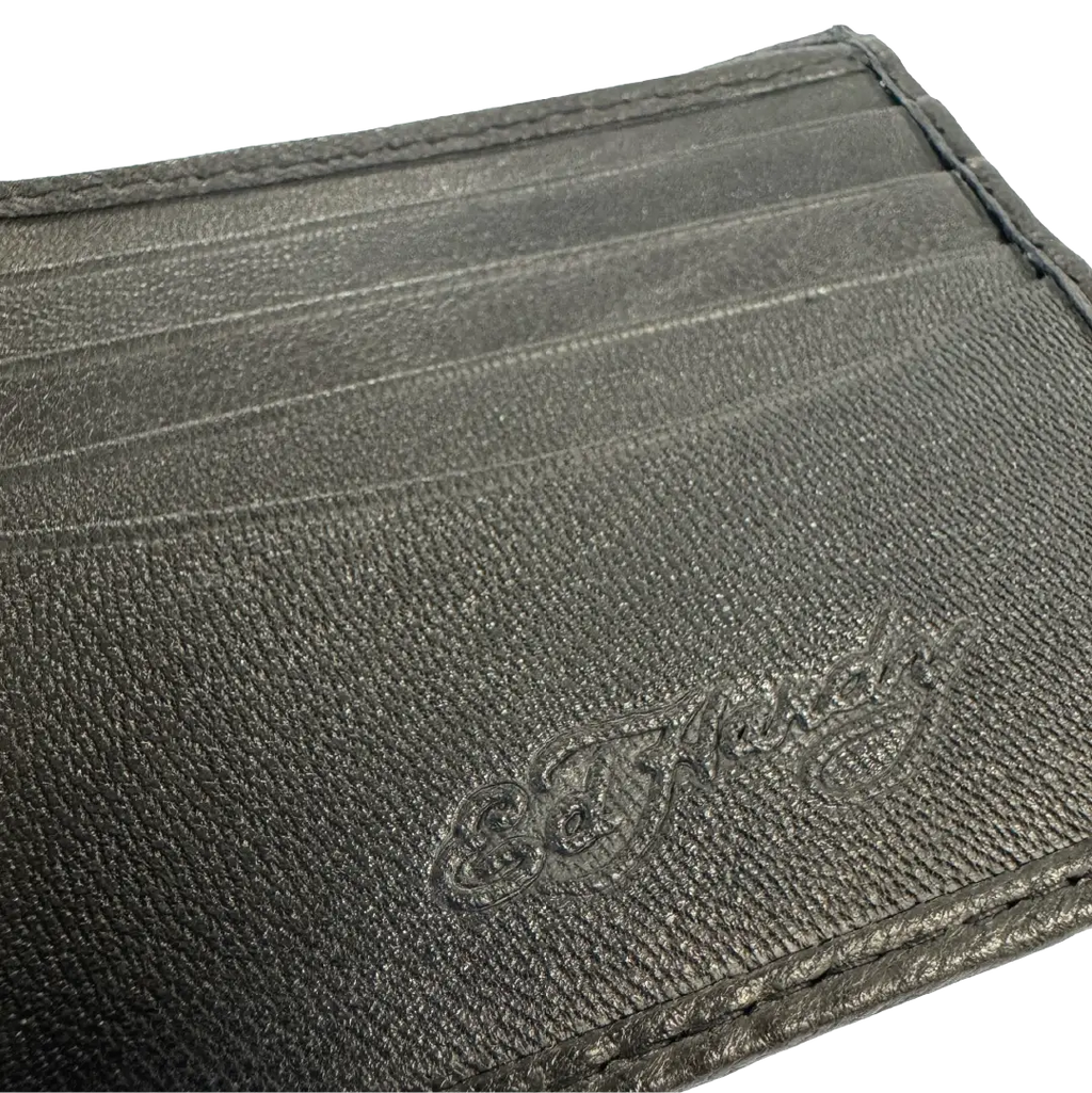 Ed Hardy Embossed Snake Flip Wallet