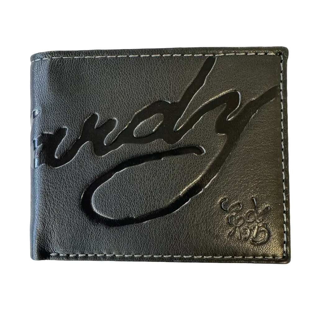Ed Hardy Embossed Signature Bifold Wallet